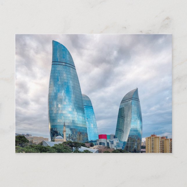 Postal Torres de llama (Anverso)