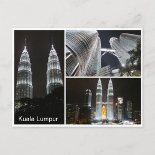 Postal torres de petronas triples