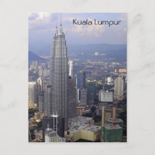 Postal torres de skyline de kl