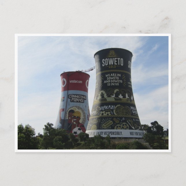 Postal torres de soweto (Anverso)