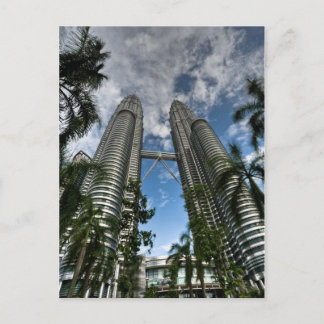 Postal Torres gemelas de Kuala Lumpur