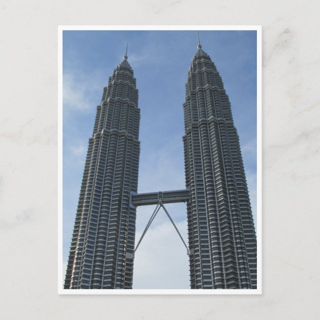Postal torres gemelas kl petronas (Anverso)