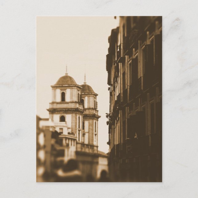 Postal Torres gemelas - Madrid, España - Postcard (Anverso)
