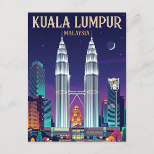 Postal Torres Gemelas Petronas Malasia