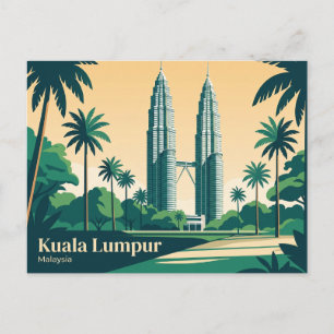 Postal Torres Gemelas Petronas Malasia