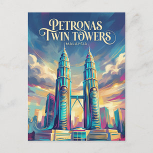 Postal Torres Gemelas Petronas Malasia
