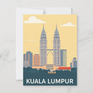 Postal Torres Petronas Kuala Lumpur Malasia