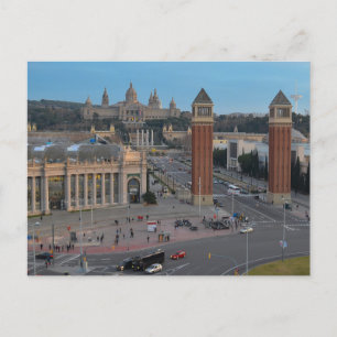 Postal Torres venecianas de Barcelona