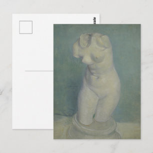 Postal Torso de yeso de Van Gogh - Estatuilla de arte clá