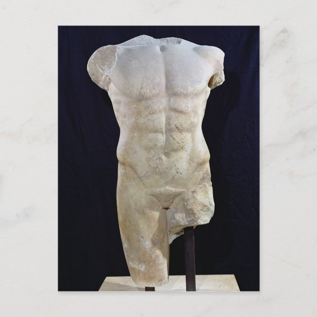 Postal Torso macho de Miletus, c.480 a.C. (Anverso)
