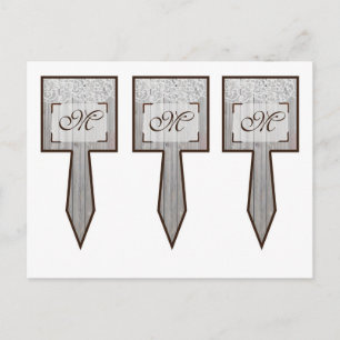 Postal Torta de Copa recoge zapatos de caballo en un país