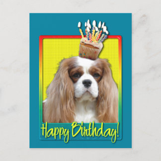 Postal Torta de cumpleaños - Cavalier - Blenheim
