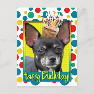 Postal Torta de cumpleaños - Chihuahua - Isabella