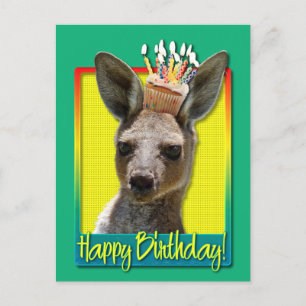 Postal Torta de cumpleaños - Kangaroo