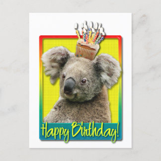 Postal Torta de cumpleaños - Koala