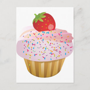 Postal Torta de fresa