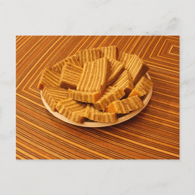 Postal Torta de jengibre de Indonesia (Anverso)