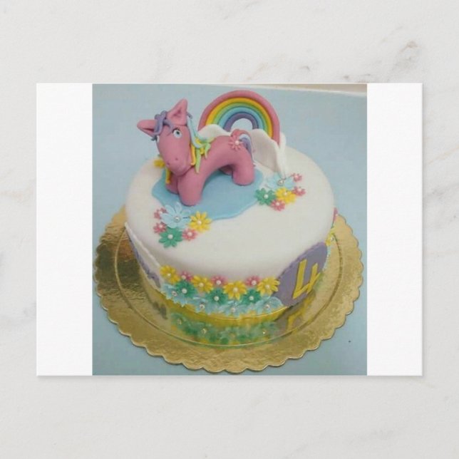 Postal Torta de pony 1 (Anverso)