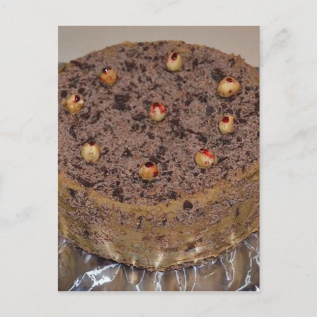 Postal torta de zanahoria (Anverso)