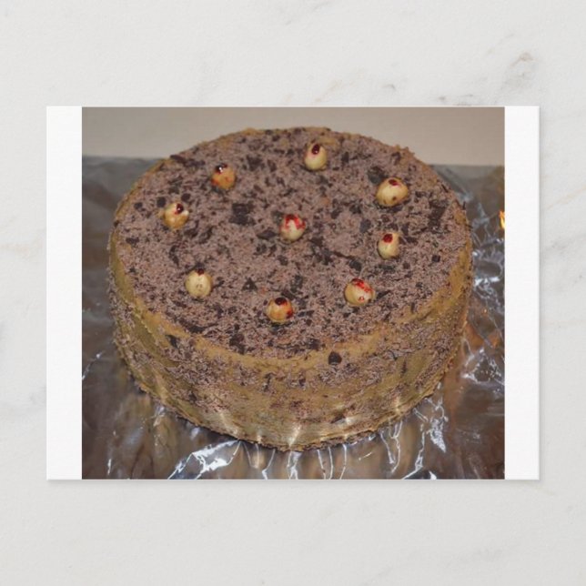 Postal torta de zanahoria (Anverso)