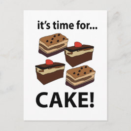 Postal Torta Es Hora De Torta