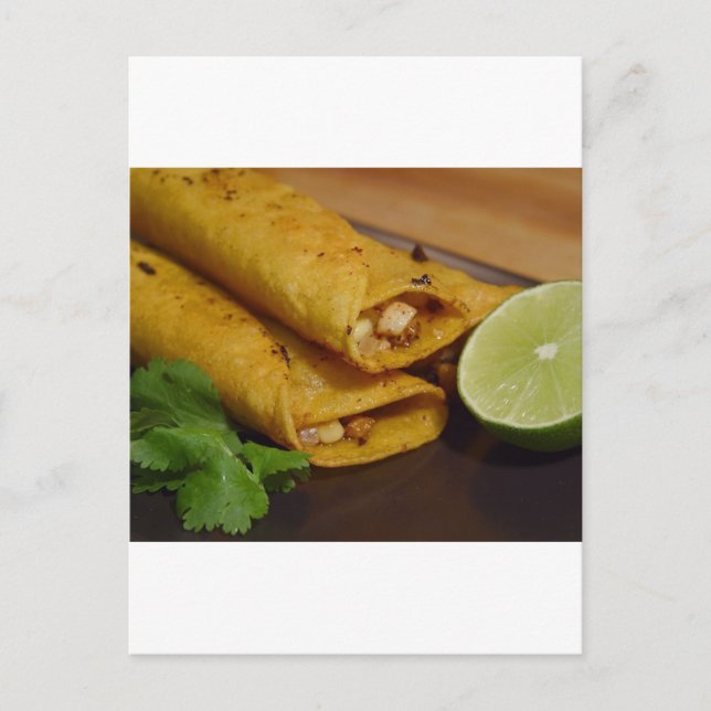 Postal Tortillas Flautas (Anverso)