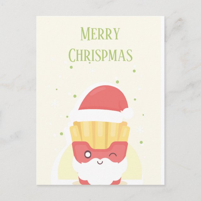 Postal Tortitas Crujientes Feliz Navcrisp (Anverso)