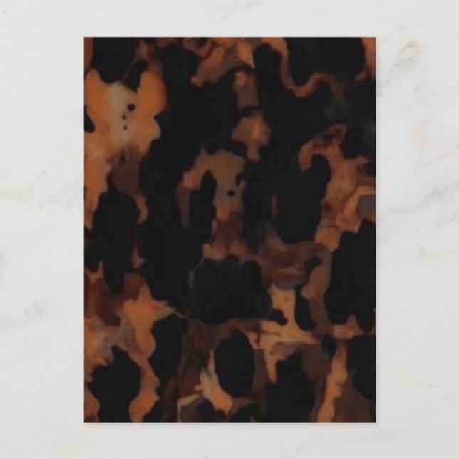 Postal TortoisesHell Seamless Pattern, Moda TortoiseShell (Anverso)