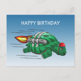 Postal Tortuga Cohete Veloz