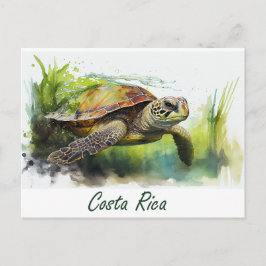 Postal Tortuga de Costa Rica