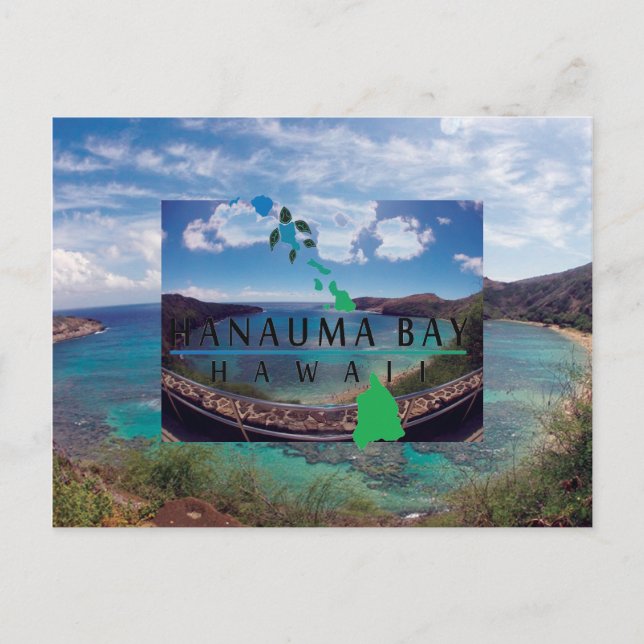 Postal Tortuga de la isla de Oahu (Anverso)