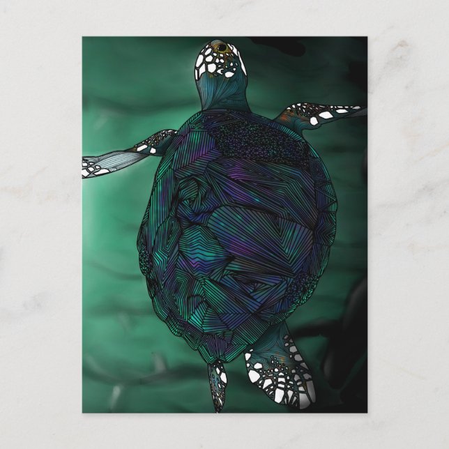 Postal Tortuga de mar (Anverso)