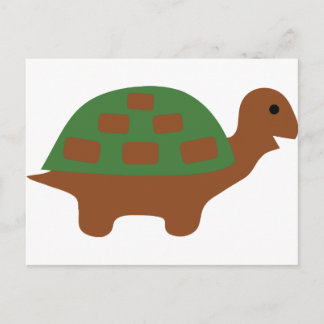 Postal tortuga divertida