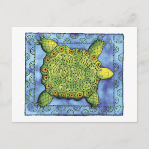 Postal Tortuga Estampada