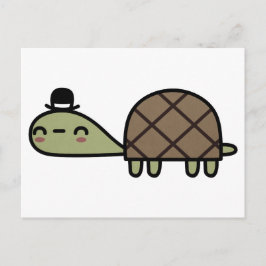 Postal Tortuga feliz