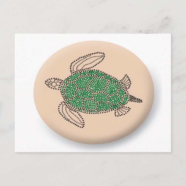 Postal Tortuga Hawaii de la bahía de Hanauma (Anverso)