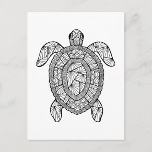 Postal Tortuga inspirada