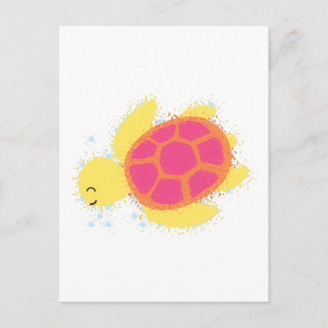 Postal Tortuga marina (Anverso)