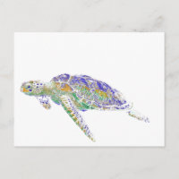 Tortuga marina de baño Arte moderno