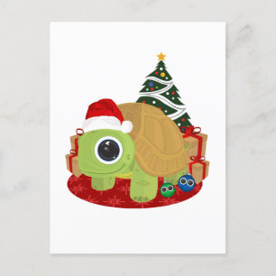 Postal Tortuga navidad