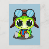 Tortuga Personalizado dulce en Gorra de aviador