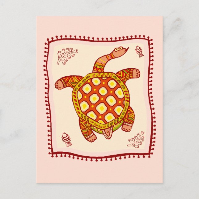 Postal Tortuga Quilt (Anverso)