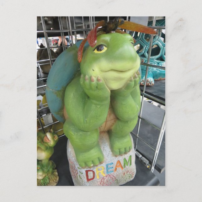 Postal Tortuga soñadora (Anverso)