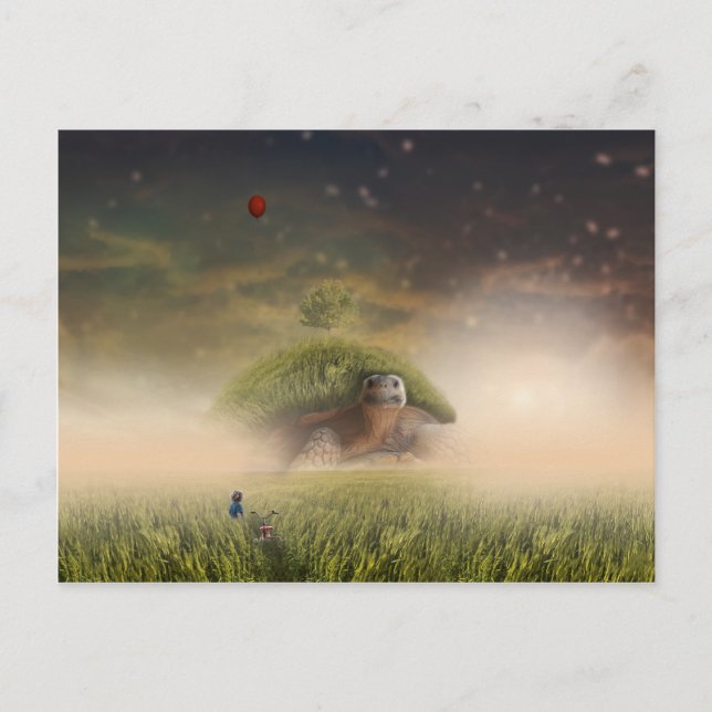 Postal Tortuga universal (Anverso)