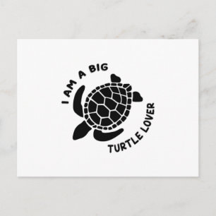Postal Tortugas marinas de tortuga marina tieso regalo de