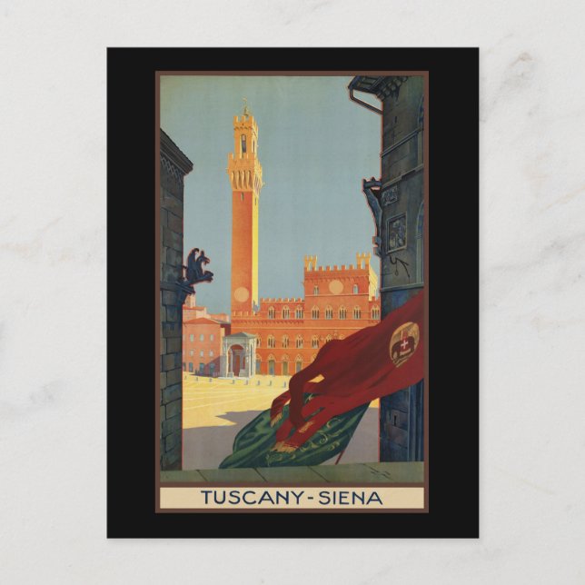 Postal Toscana Siena (Anverso)