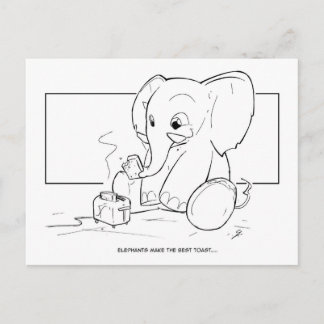Postal Tosta elefante
