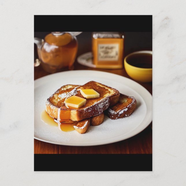 Postal ¡Tostada francesa! (Anverso)