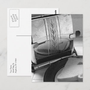 Postal Tostadora de cocina vintage dirección de devolució