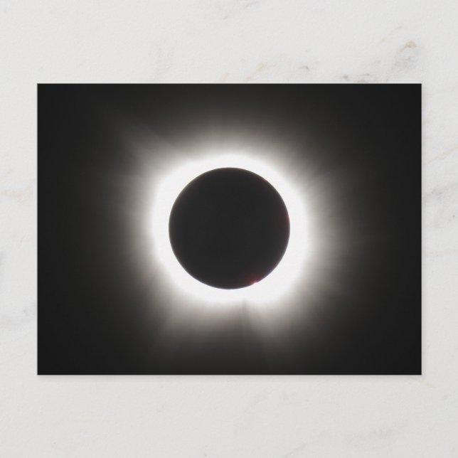 Postal total de eclipse solar (Anverso)